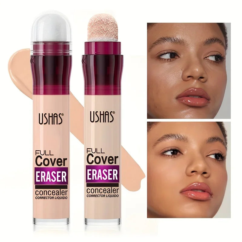 Sponge Head Liquid Foundation & Concealer – Flawless Coverage with Built-In Applicator