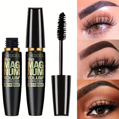 4D Black Liquid Fiber Mascara – Thickening, Lengthening, Curling & Waterproof Formula