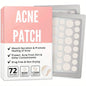 72pcs Acne Patch – Redness Repair & Pore Cleansing Stickers for Clear, Smooth Skin
